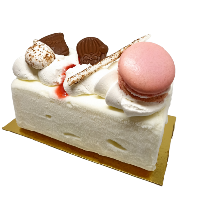Bûche glacée yaourt - yaourt fraise