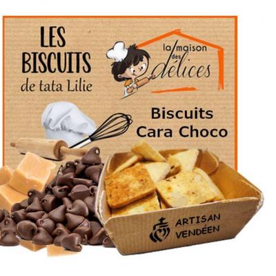 Biscuits caramel chocolat