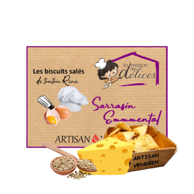 Biscuits emmental sarrasin 90g 