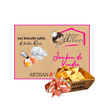 Biscuits jambon de vendee 90g