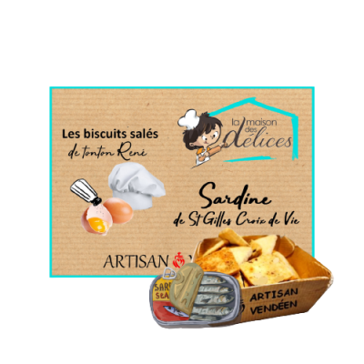 Biscuits sardines de saint gilles 90g