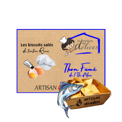 Biscuits thon fume de l ile d yeu 90g 