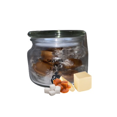 Pot en verre caramels 120g